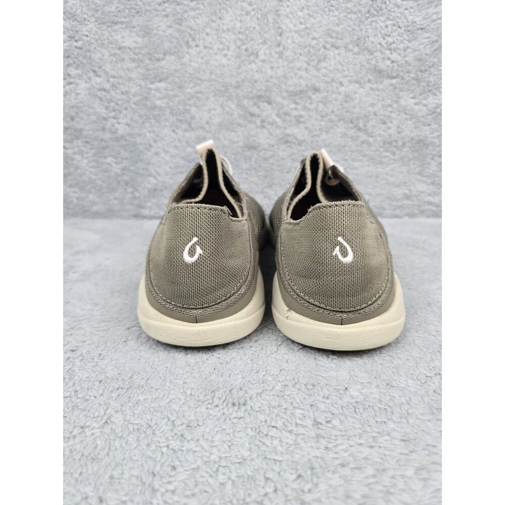 OluKai Moku Pae Men's Size 12 Olive Green Mesh Boat Shoes Sneakers 10472-1020